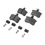 Set of 4 NAO Brake Pads for Audi 200 Quattro (1989–1991)