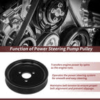 Power Steering Pump Pulley for BMW 320i 323Ci 323i 325Ci 325xi X5 (2000–2006)