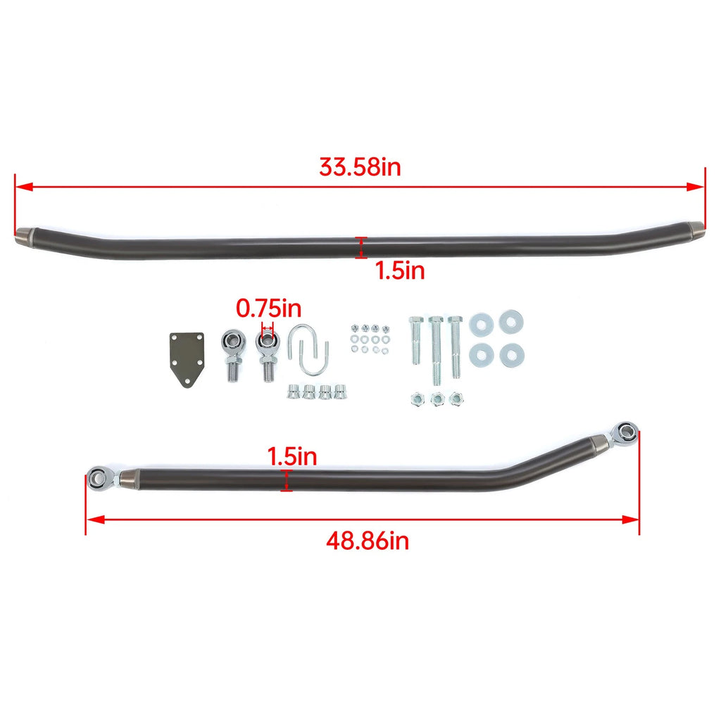 Heavy Duty Crossover Steering Kit for Jeep Cherokee XJ (1984–2001)