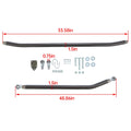 Heavy Duty Crossover Steering Kit for Jeep Cherokee XJ (1984–2001)