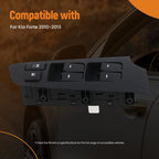 Driver Side Master Window Switch for Kia Forte (2010–2013) 93570-1M100WK Black