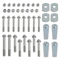 Control Arm Hardware Kit for Jeep Wrangler TJ LJ (1997–2006) Zinc Plated