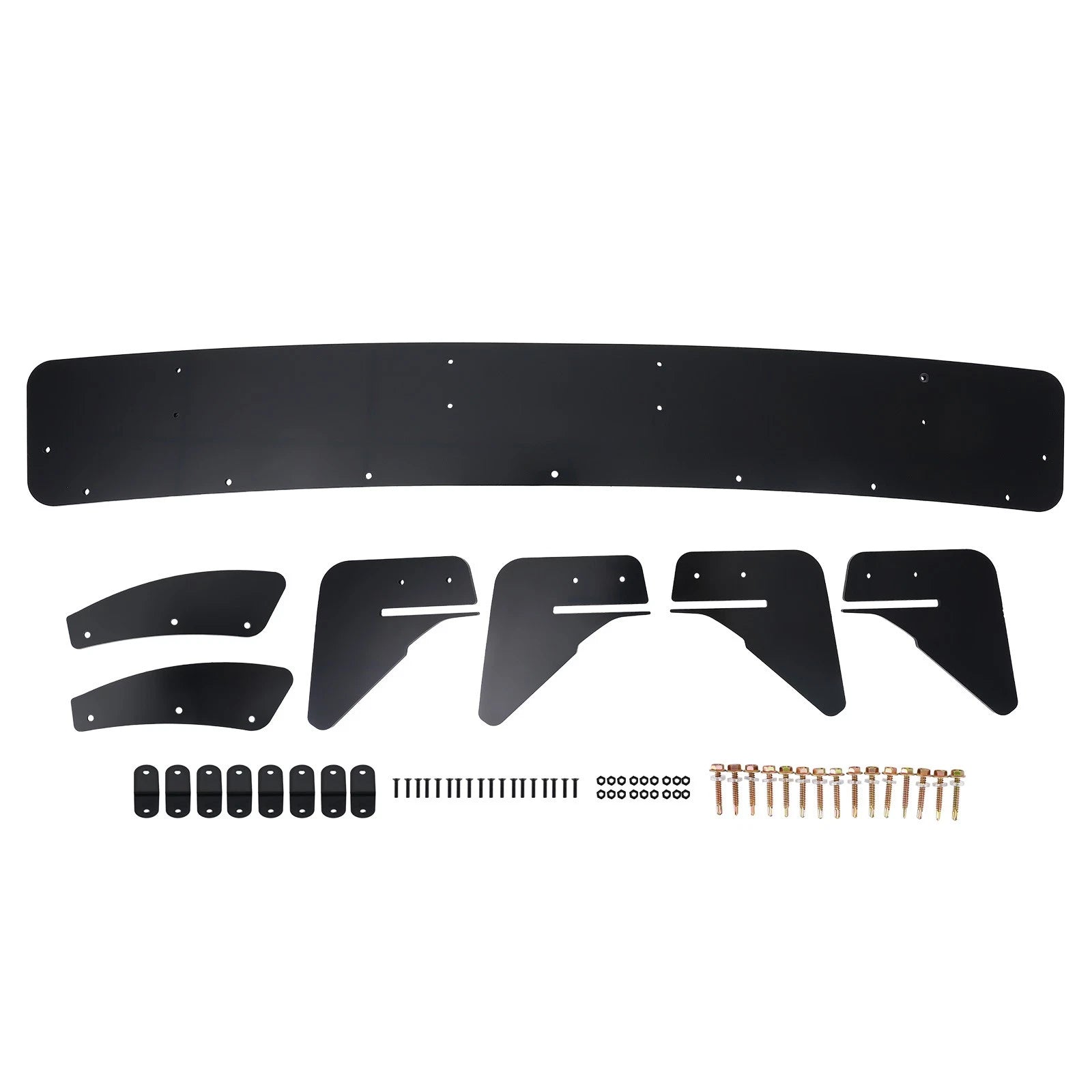 Rear Bumper Lip Diffuser Shark Fins Splitter Kit for Volkswagen Golf MK7 (2015–2021)