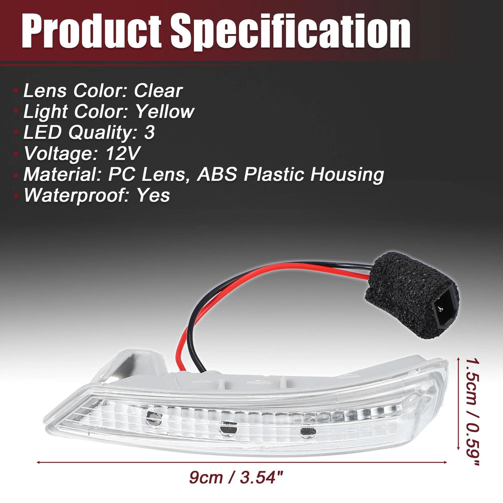 LED Left Side Mirror Turn Signal Light 68052079AA for Chrysler Dodge 
