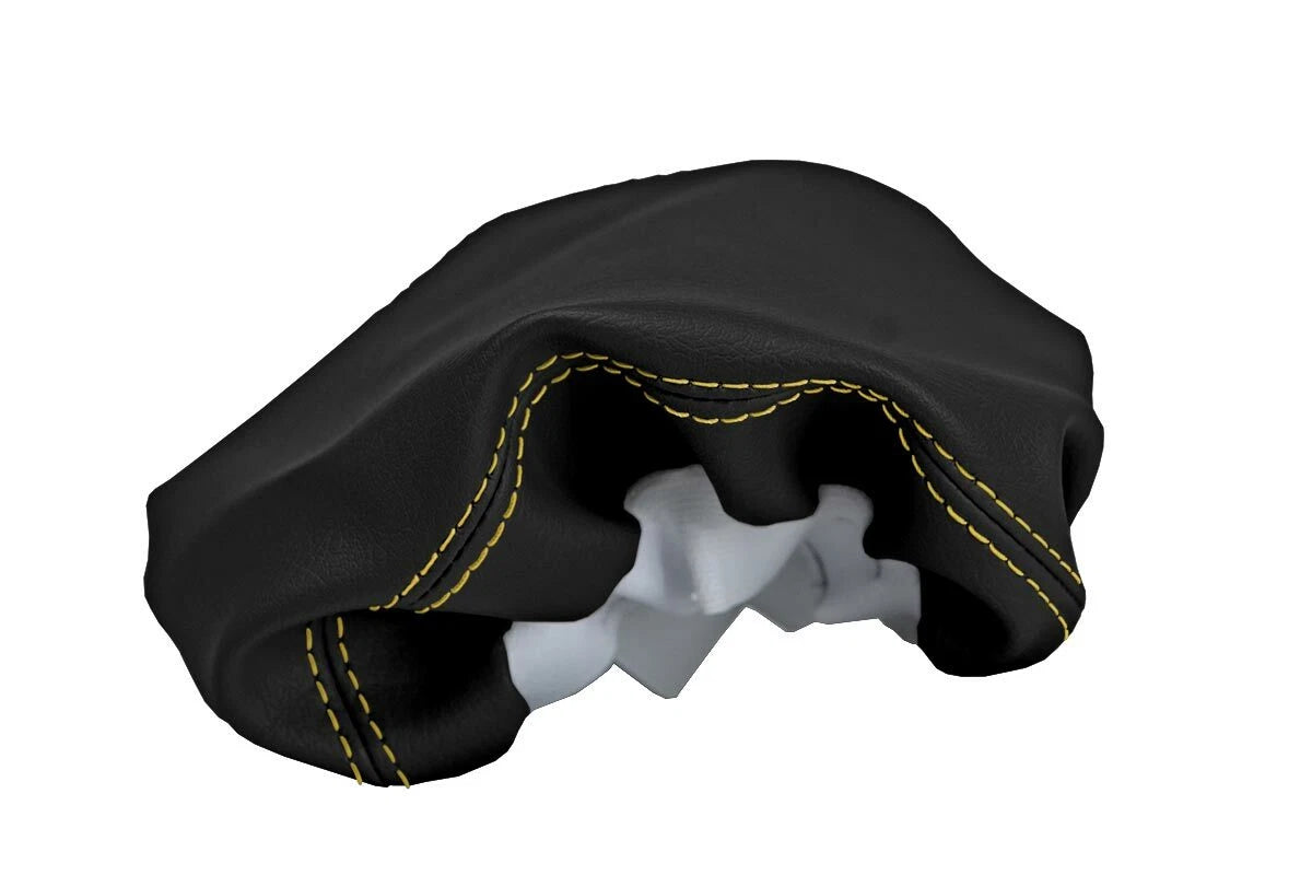 Console Lid Pull Over Cover for Nissan 300ZX (1984–1989) Yellow Stitch
