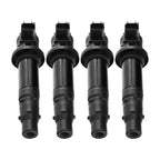 Set of 4 Ignition Coils for Yamaha FZ8 (2010–2015) YZF-R1 (2002–2006) F6T558