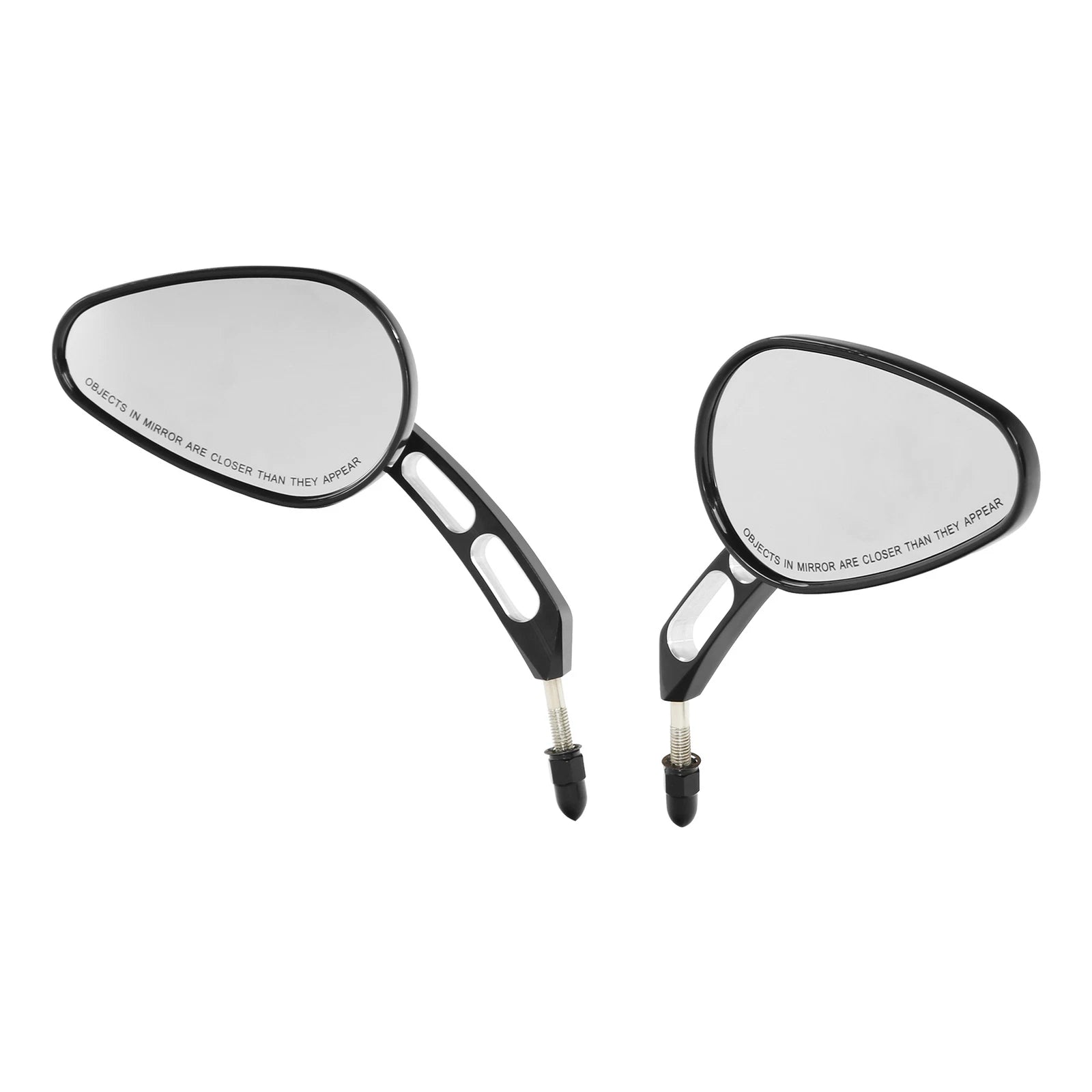 8mm Rear View Mirrors for Harley Softail Deluxe FLSTN (2005–2017)