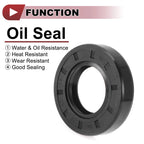 Set of 5 Rotary Shaft Oil Seals 25x47x10mm Nitrile Rubber for Various Models