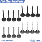 16X Exhaust Intake Valves for Chevy Cobalt HHR Pontiac 2.0L 2.2L (2005–2010)