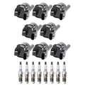 Denso 8 Ignition Coils & 8 Platinum Spark Plugs for Yukon XL 1500 2500