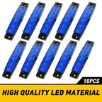 10x Blue LED Rock Lights for Jeep Truck ATV UTV (Offroad Underbody Kit)