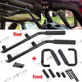 Set of 2 Solid Steel Side Door Grab Handle Bars for Jeep Wrangler JK (2007–2017)