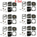 6X Carburetor Kit Rebuild Gasket for Poulan Weedeater McCulloch ZAMA RB-39