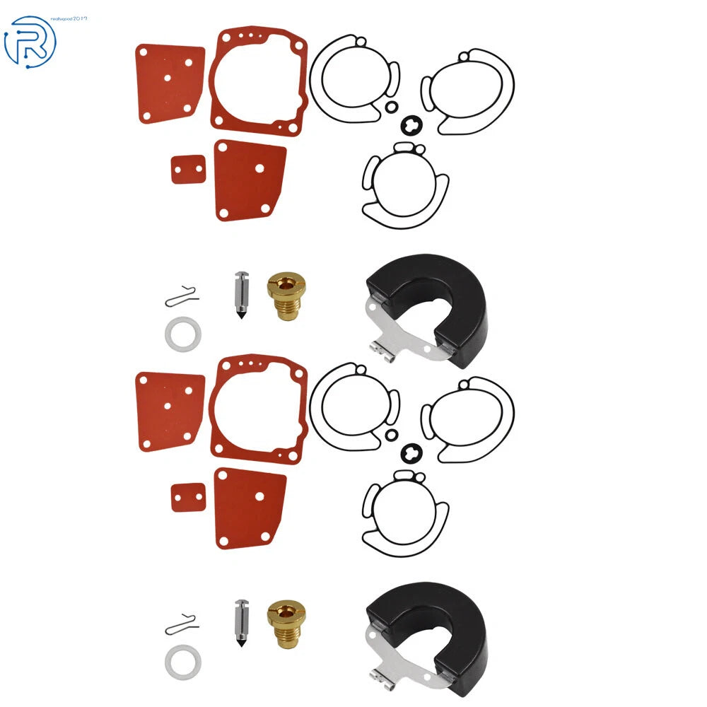 2X Carburetor Rebuild Kit for Johnson Evinrude V4 V6 90-175 HP