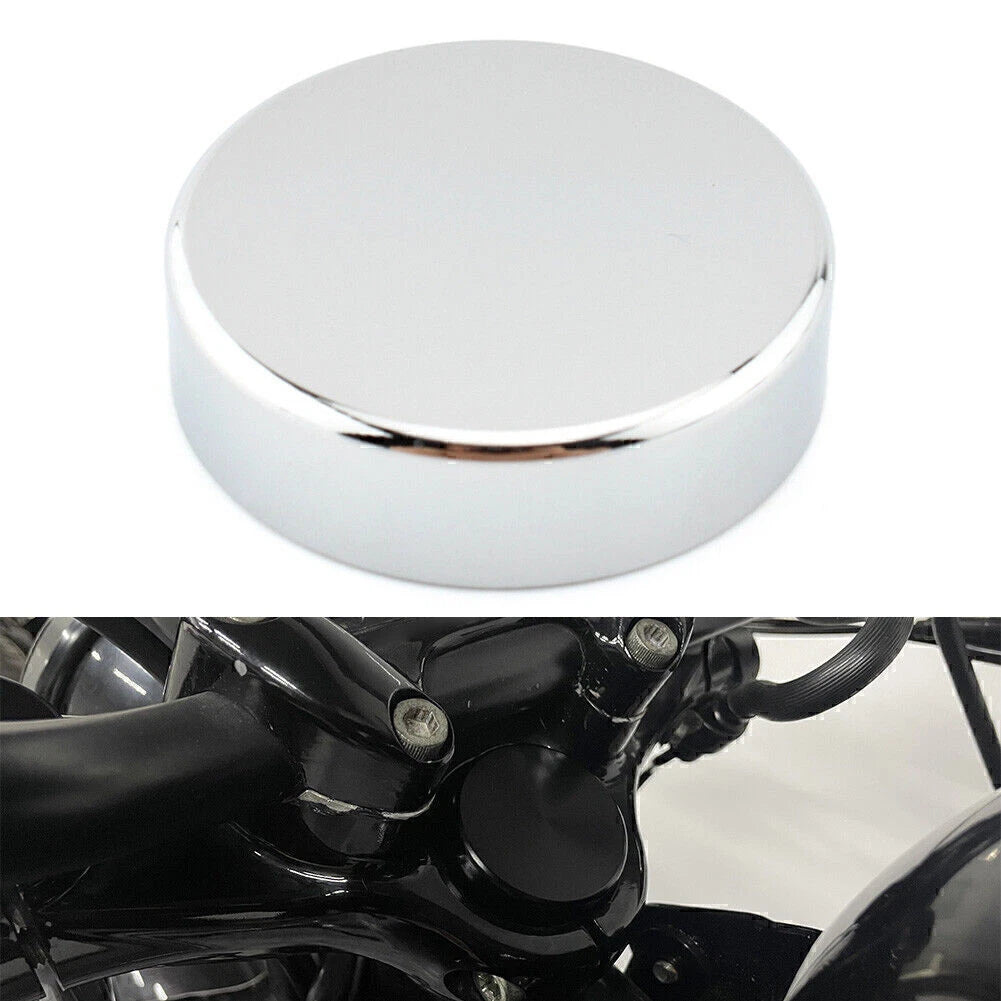 Chrome Upper Fork Stem Center Cover for Harley Sportster 48 XL1200 (1988–2013)