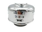 2 BBL Barrel Air Cleaners Chrome Louvered with Tri-Bar Nut for Universal (1900–9999)