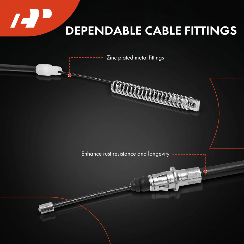 2Pcs Rear Parking Brake Cable for Chevy Silverado 1500 (2014-2018)