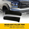 Headlight Filler Molding Trim Kit for Toyota Tundra (2007–2013)