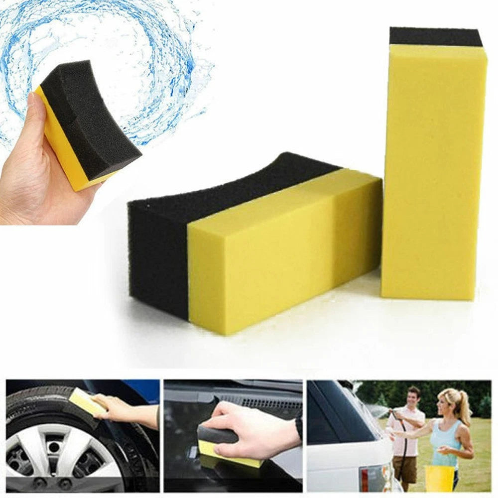 Car Tire Dressing Applicator Foam Brush Sponge Pad Cleaning Kit for All Models