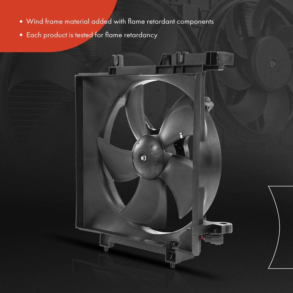 Cooling Fan Assembly with Shroud for Subaru Forester (2009–2013) Impreza (2008–2011)