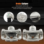 Front Pair Brake Calipers w/ Bracket for Nissan Sentra (2007–2019)
