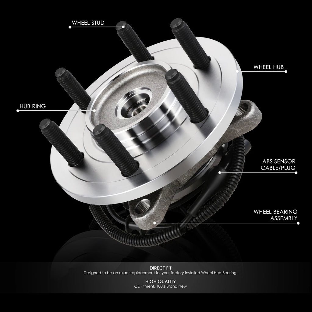Front Wheel Hub Bearing Assembly for Ford F-150 Heritage 4WD (2004–2005)
