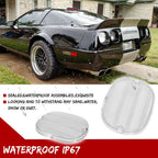 Set of 4 Clear Tail Light Lenses for Chevy Corvette C4 (1990–1996)