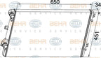 BehrHellaService Radiator for Audi A3 (2013)