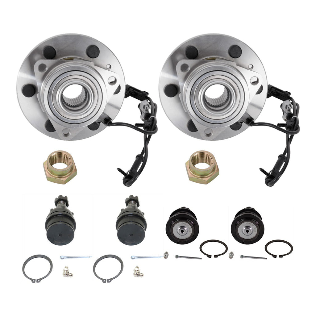 Set of 2 Wheel Hubs for Chevy Savana (4WD 4X4)