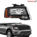 Halogen Headlight for Ford Expedition (2015–2017) Black Right Side