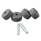 Set of 4 Front Wheels + 2 Axis Replace Kit for Shark NV350/NV351