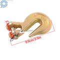 6X 5/16" Grade 70 Heavy Duty Forged Steel Clevis Slip Hook with Safety Latch