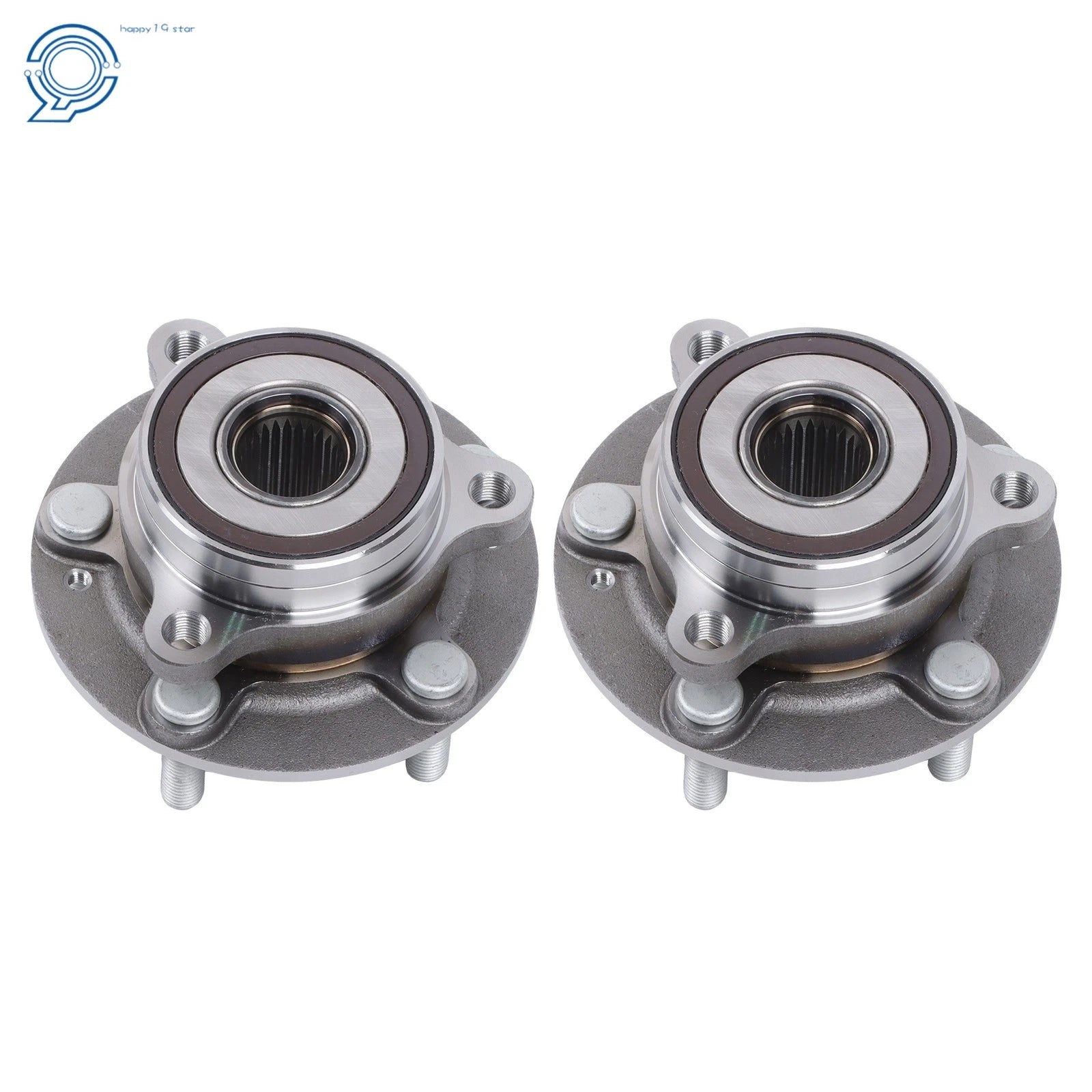2 Front Rear Wheel Hub Bearings for Hyundai Elantra (2017–2020) Kia Forte (2019–2022)