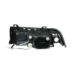 Black Clear Lens Projector Headlight Set for 1992-1998 BMW 318is (G2)