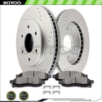 Front Brake Rotors & Ceramic Pads for Nissan Titan Armada Infiniti QX56 (2004–2005)