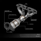 Exhaust Manifold Catalytic Converter for Nissan Rogue X-Trail (2008–2015)