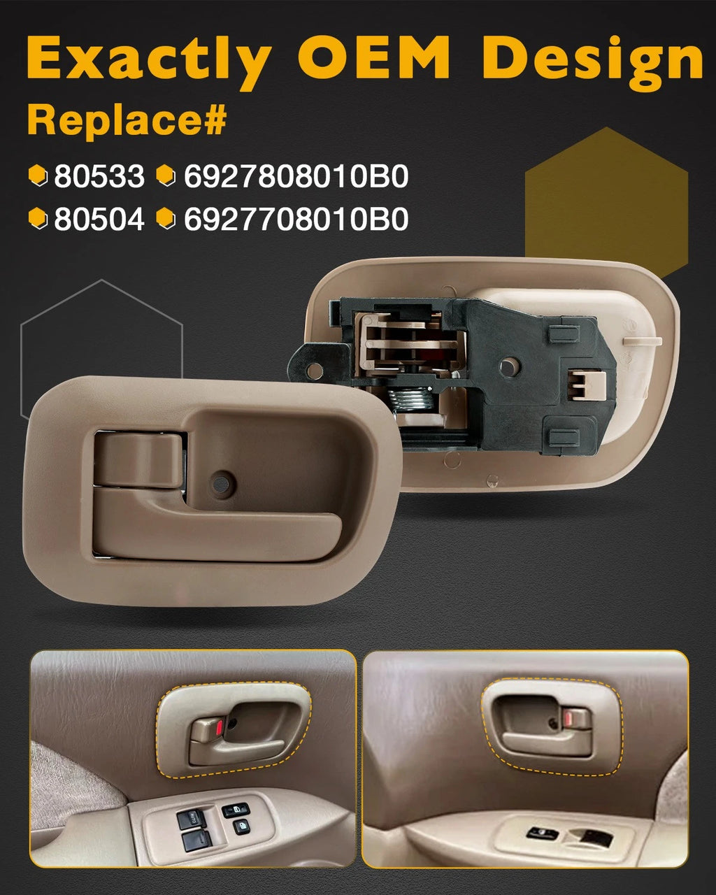 Tailgate Door Handle Kit for Toyota Sienna (1998–2003)