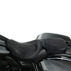 Black Driver Passenger Seat for Harley CVO Street Electra Glide (2009-2023)