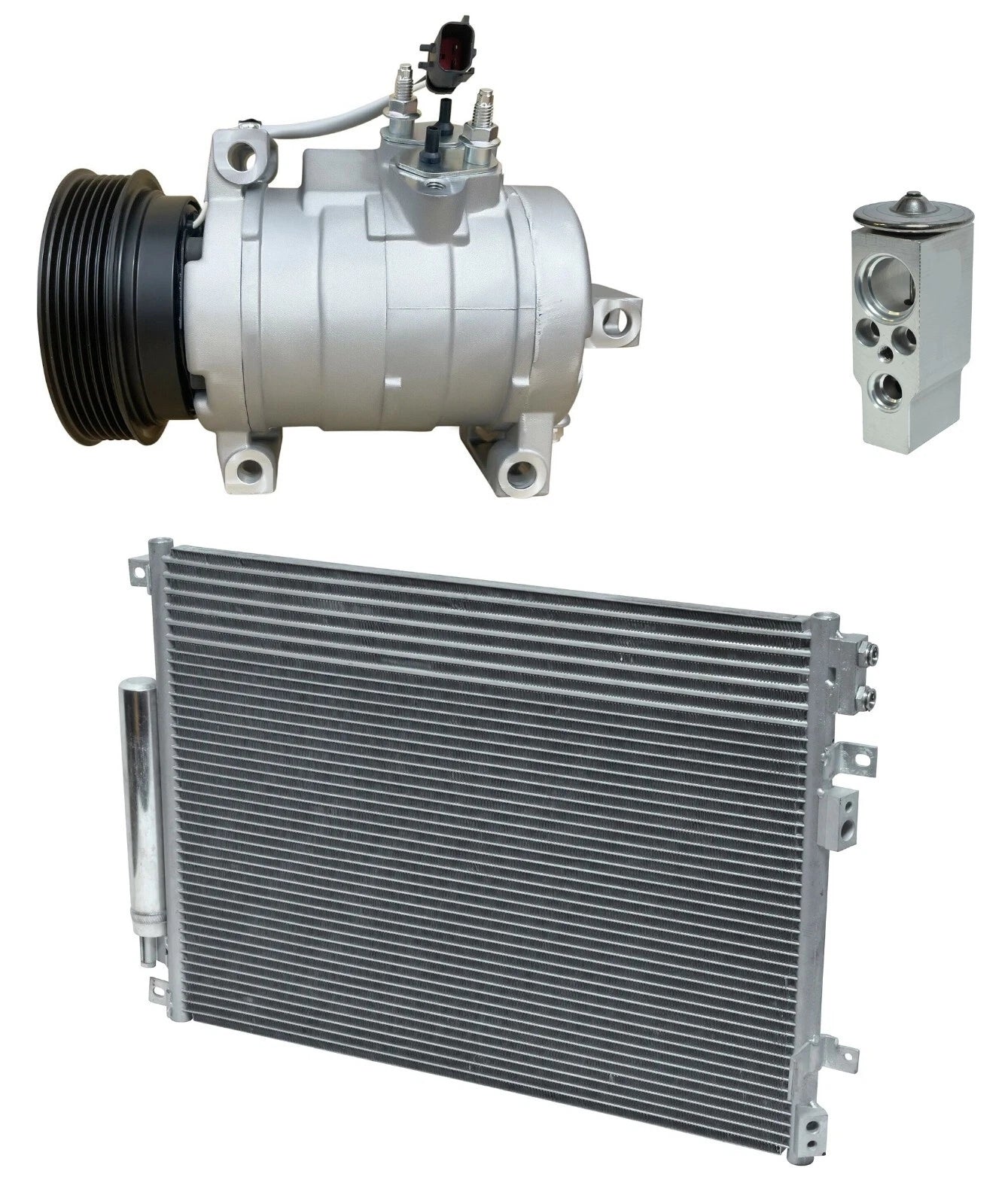 AC Compressor Kit With Condenser for Chrysler 300 5.7L 6.1L (2008–2011)