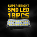 LED License Plate Light Assembly for Nissan Sentra Altima Maxima Murano Rogue (N/A)
