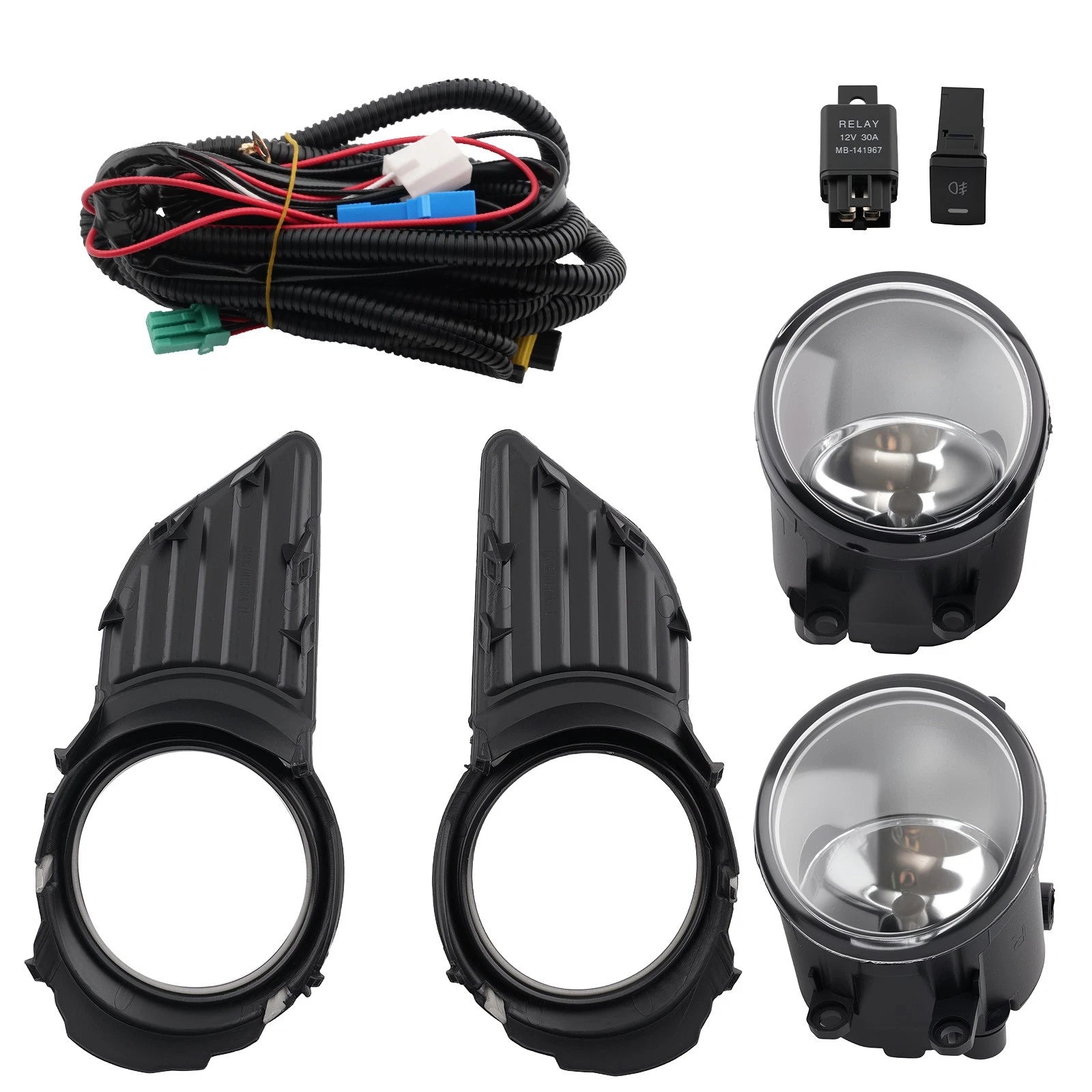Pair Fog Lights with Bulbs for Toyota Sienna (2011–2017) 52128-08030 52127-08020