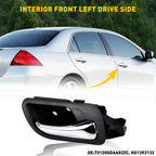 Interior Door Handle for Honda Accord (2003–2007) Front Passenger Black Plastic