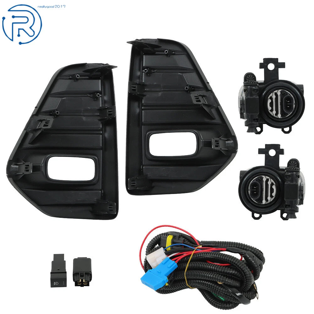 Set of 2 LED Fog Lights with Covers for Nissan Kicks (2021–2023)