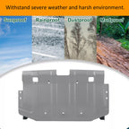 Aluminum Rear Skid Plate for Toyota FJ Cruiser (2007–2013)