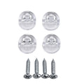 Set of 4 Mirror Wall Hanging Fixing Screws Clips for Frameless Mirrors