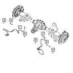 Rear Wheel Speed Sensor for Jeep Gladiator (2020-2025)
