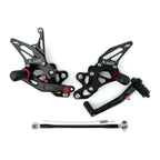 Racing Rearsets Footrest Set for Suzuki GSXR 600/750 (2011–2019)