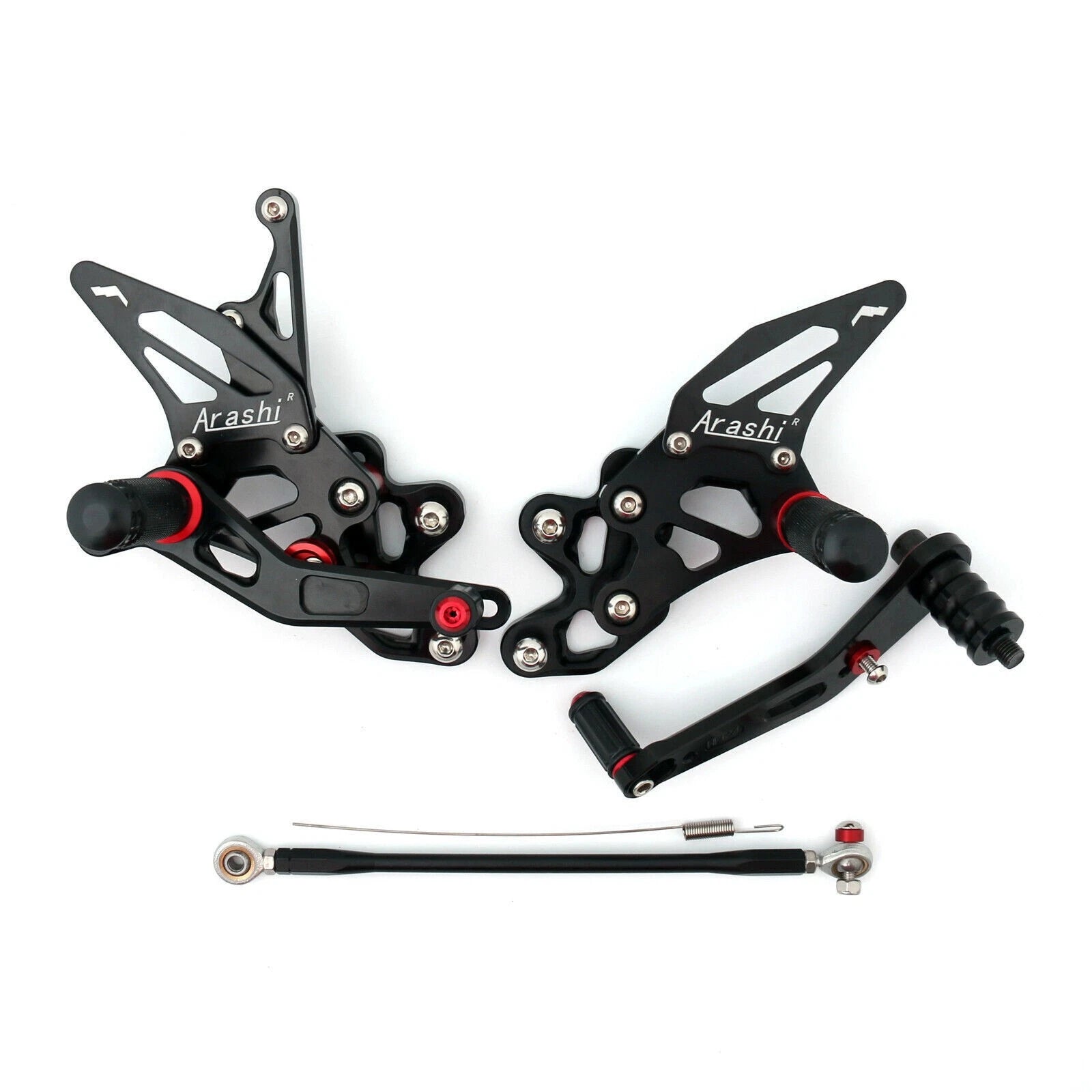 Racing Rearsets Footrest Set for Suzuki GSXR 600/750 (2011–2019)