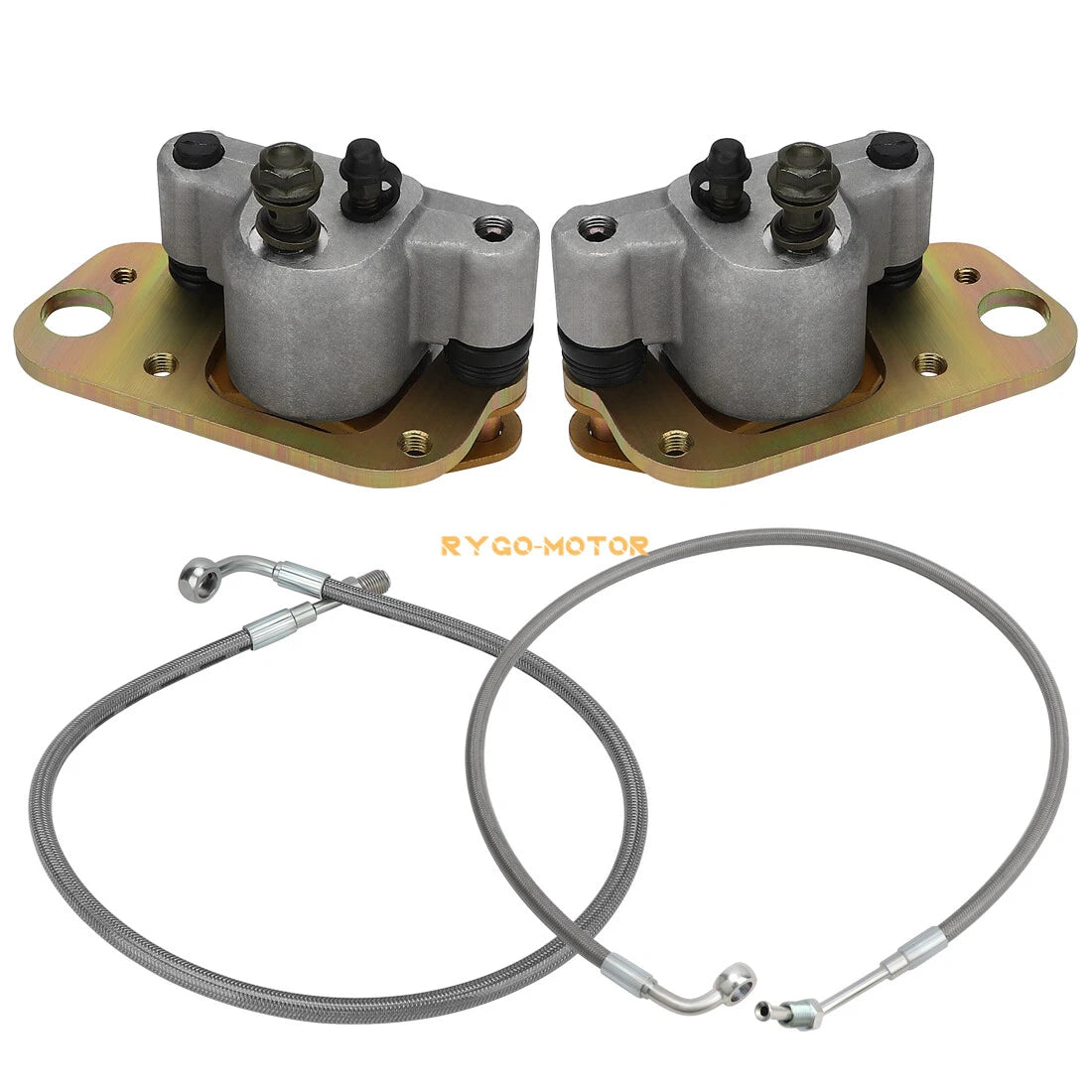 Front Brake Calipers & Lines for Polaris Trail Blazer 250 330 (2005–2009)