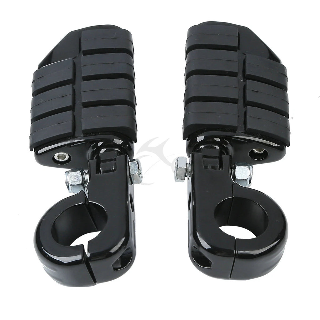 1 1/4" Highway Engine Guard Foot Pegs for Harley Sportster Touring